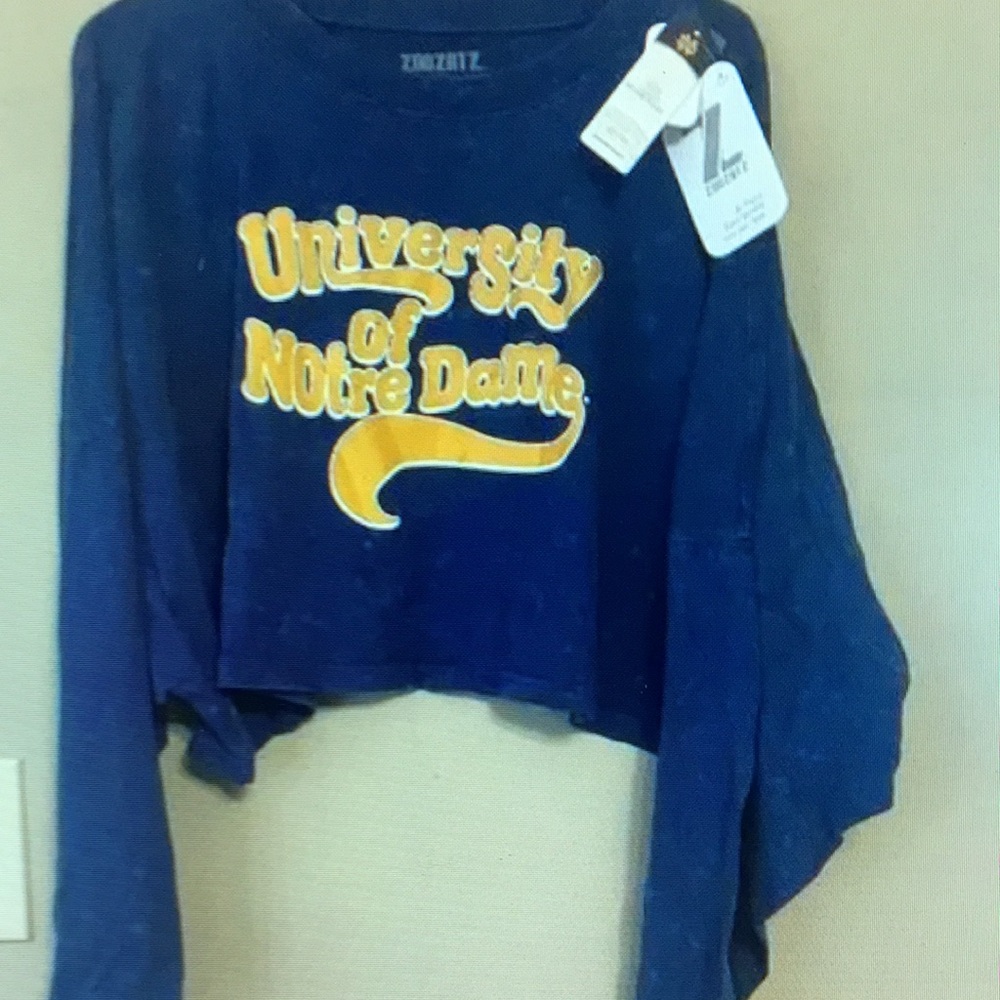 University of Notre Dame Blue Long Sleeve Shirt